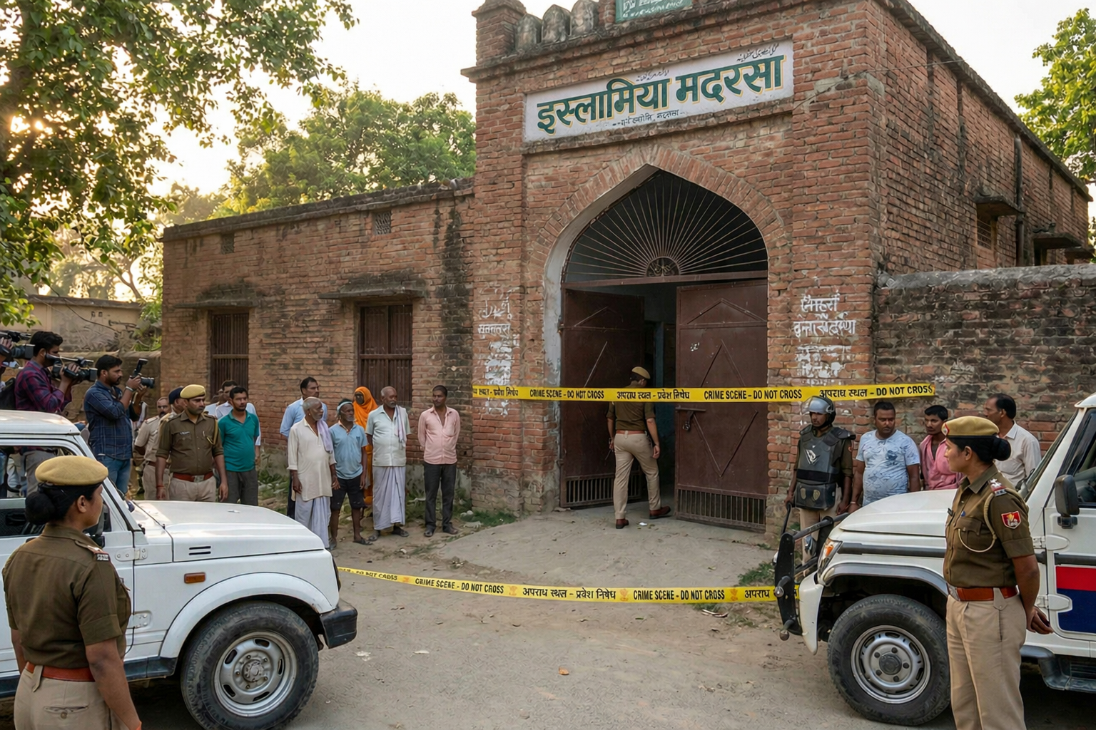 मोतिहारी मदरसा हथियार बरामदगी